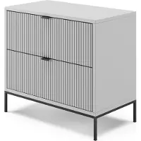 Vicco Eliza Nachtkastje – 66 x 60 cm Grijs