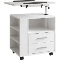 Vicco Bora Nachtkastje – 60 x 69 cm met 2 laden Wit