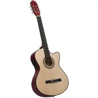 vidaXL Gitaar cutaway met equalizer 6 snaren western klassiek