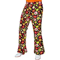 Finidi Jaren 70 broek flowers heren
