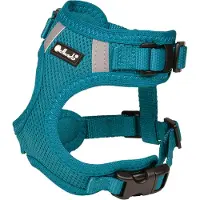 Petlando Hondenharnas Mesh Vest Petrol - Hondentuig - M 32-37/41-53 Cm