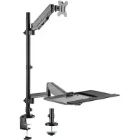 My Wall bureaubeugel voor monitor tot 32 inch en toetsenbord/muis | interactief