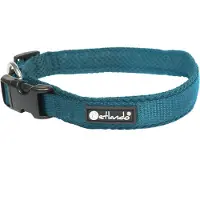 Petlando Hondenhalsband Mesh Petrol - Klikhalsband - Xl 55-60x4 Cm