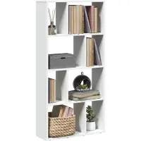 vidaXL Boekenkast Wit 60x20x120,5 cm Bewerkt Hout