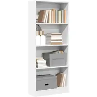 vidaXL Boekenkast 60x24x143 cm bewerkt hout wit