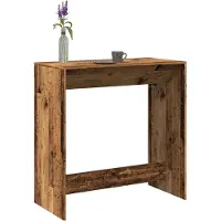 vidaXL Bartafel 102x50x103,5 cm bewerkt hout oud houtkleurig