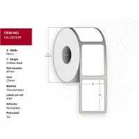 Capture Labels, Etiket 80mm x inhoudelijk, 43M