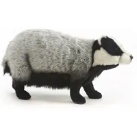 Hansa pluche das knuffel - Realistisch bosdier van 44 cm
