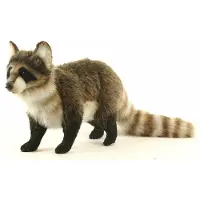 Hansa pluche wasbeer - knuffel - 45 cm - knuffeldier