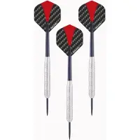 Longfield Longfields Dartpijlen - 9x stuks - 24 grams - Nickel silver - darten