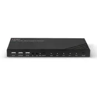 Lindy Switch KVM HDMI - - 4 Poorten - 4K@60Hz - USB 2.0 - Stereo Audio