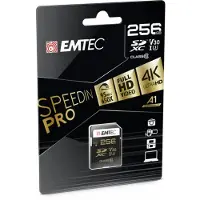 Emtec SD Kaart - 256 GB Schrijfsnelheid: 85 MB/s Leessnelheid: 95 MB/s | Klasse 10 | UHS-I