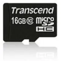 Transcend TS16GUSDCU1 Micro SDHC Class 10 UHS-I microSDHC geheugenkaart, 16 GB, UHS-I