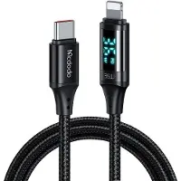 Mcdodo Kabel CA-1030, USB-C naar Lightning, 36W, 1,2 meter (zwart)