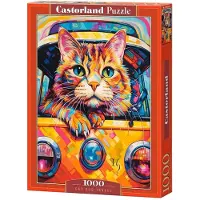 Castorland Cat Bus Travel Puzzel (1000 stukjes)