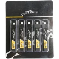 Gens ace Lipo-Batterij 300 Mah 3,8 V 75C 1S1P Hv Bt2.0.5 (5 Stuks)