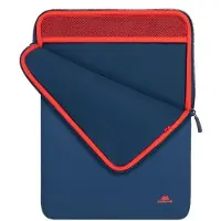 Rivacase Laptophoes 15 inch - - MacBook 16 inch - Neopreen - Verticaal - Donkerblauw