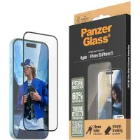 PanzerGlass Protection d'écran en verre trempé EyeCare Transparent pour iPhone 15