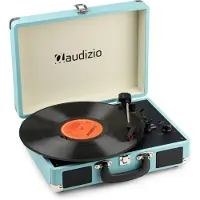 Audizio RP116BL retro platenspeler met Bluetooth in/out - Platenspeler