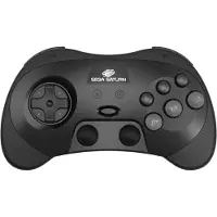 Retro-Bit SEGA Saturn 2.4G Wireless Pro Controller (Black)