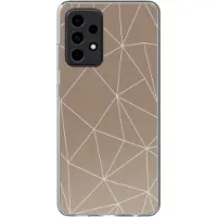 IMoshion Design hoesje voor de Samsung Galaxy A52(s) (5G/4G) - Graphic Lines Beige