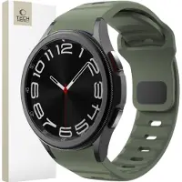 TechProtection Siliconen Galaxy Watch 7 / 6 / 5 Pro / 5 / 4 / FE Bandje Groen
