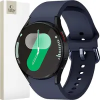 TechProtection Siliconen Slim Galaxy Watch 7 / 6 / 5 Pro / 5 / 4 / FE Bandje Blauw