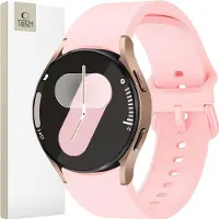 TechProtection Siliconen Slim Galaxy Watch 7 / 6 / 5 Pro / 5 / 4 / FE Bandje Roze