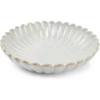 Salt & pepper Diep Bord Lotus White 22 cm (Set van 4)