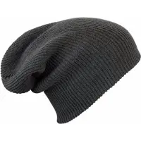 Myrtle beach Basic Beanie Muts Dames - Grijs - One Size