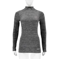 Apollo Thermo shirt zwart melange lange mouwen voor dames - Wintersport kleding ÃƒÂ¢aâ€šÂ¬aâ‚¬OE Thermokleding - Lange mouw shirt M (38)