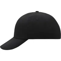Myrtle beach Zwarte baseballcap voor volwassenen
