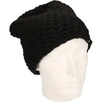 Myrtle beach Basic beanie muts zwart voor dames - wintermuts