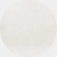Muratap Pouffy fluffy hoogpolig rond vloerkleed uni kleur - woonkamer