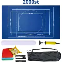 Universeel Bovista Puzzelmat - Portapuzzle - Puzzelmap - 500 Stukjes - 1000 Stukjes - 1500 Stukjes - 2000 Stukjes - Puzzelkoffer - Puzzelbord - Opbergsysteem - Blauw - Inclusief Accessoires