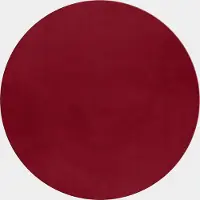 Muratap Pouffy fluffy hoogpolig rond vloerkleed uni kleur - woonkamer