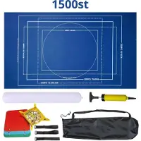 Universeel Bovista Puzzelmat - Portapuzzle - Puzzelmap - 500 Stukjes - 1000 Stukjes - 1500 Stukjes - Puzzelkoffer - Puzzelbord - Opbergsysteem - Blauw - Inclusief Accessoires