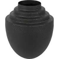 Countryfield Vaas Fajah metaal L25B25H31CM zwart