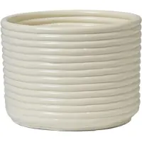 Ferm Living Corduroy pot Ø20x15 cm Off white