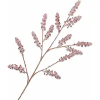 Silk-ka Kunstbloem-Zijden Bloem Distel Tak Roze 116 cm