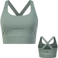 By-vp Sport BH Dames - Padded Sport Top - Medium Support - SportBH - Groen - Maat S - Robin van Persie