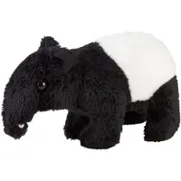Ravensden Zwart/witte miereneter knuffel 15 cm knuffeldieren - Knuffeldier