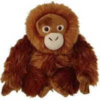 Nature Planet Pluche Orang Utan aap knuffel van 18 cm - Knuffeldier