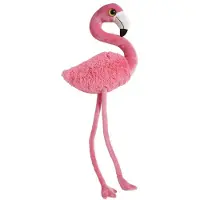 Nature Planet Flamingo - roze - 100 cm - pluche dieren knuffels - vogels - groot formaat - Vogel knuffels