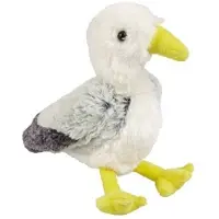 Ravensden Wit/grijze meeuwen knuffels 20 cm knuffeldieren - Vogel knuffels