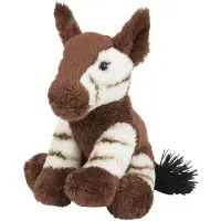 Ravensden Bruine okapies knuffels 16 cm knuffeldieren - Knuffeldier