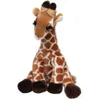 Nature Planet Pluche Afrikaanse Giraffe knuffel van 30 cm - Knuffeldier
