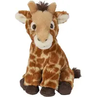 Nature Planet Pluche knuffel giraffe van 19 cm - Knuffeldier