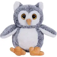 Sandy Pluche speelgoed knuffeldier Uil van 24 cm - Vogel knuffels