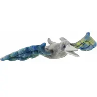 Nature Planet Pterosaurus dinosaurus pluche knuffel - 48 cm - speelgoed dinosaurussen knuffels - Knuffeldier